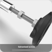 Resim Solar Sanc Paslanmaz Çelik Teleskopik Destek Çubuğu Dolap Destek Çubuğu (Yurt Dışından) 