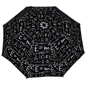 Resim Eleven Market Matematik Formül Desenli Şemsiye Çanta Boy Şemsiye Siyah 