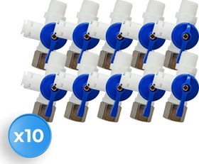 Resim Filter Store Su Arıtma Cihazı 3/8 (Combo) İkili Hat Alma Aparatı 10 Adet 