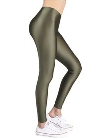 Resim Bonbonetti Kadın Parlak Disco Tayt 778Siyahl Siyah 