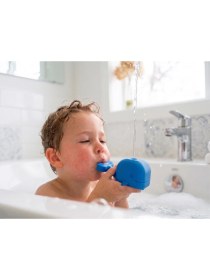 Resim Print Zone Su Fışkırtan Balina Banyo Oyuncağı Eğlenceli Banyo Aksesuarı 
