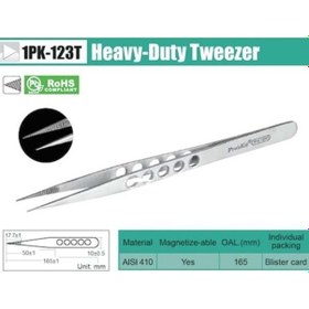 Resim Proskit 1pk-123t İnce Uçlu Cımbız 
