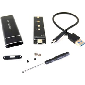 Resim M.2 NVME to USB3.1 Type-C GEN2 10GBPS M.2 PCI-E SSD Harici kutu 