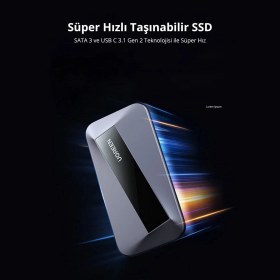 Resim Ugreen Usb 3.1 Gen 2 6gbps Harici Taşınabilir M.2 Nvme Ssd 500 Gb 