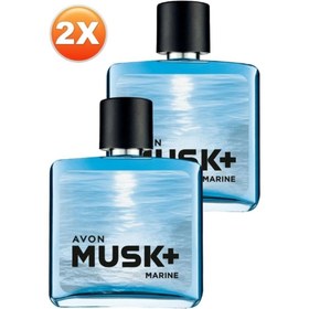 Resim Avon Musk Marine Erkek Parfüm Edt 75 Ml. İkili Set 