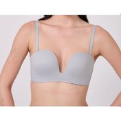 Resim Freshness Msf05 Destekli V Dekolte Lazer Kesim Sütyen Gri 