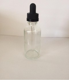 Resim 50Ml Cam Şeffaf İnce Damlalıklı Çocuk Kilitli Kapak Siyah(10 A... 