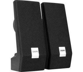 Resim SNOPY SN-611, 6W, 1+1, Masaüstü, Speaker, AC 220V, (Siyah) 