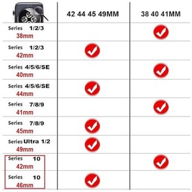 Resim Pu Deri Kayış iOs Uyumlu Saat Bandı 44mm 45mm 41mm 40mm 42mm 46mm Correa Bilezik Black 38 40 41mm S10 42mm 