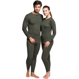 Resim Yetişkin Termal İçlik - Thermoform - Active Ribana - Haki - S 