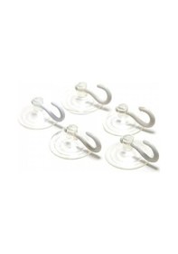 Resim Kancalı 40 MM 25 Adet Cam Vantuz Askı Öpücük Vantuz Şeffaf 