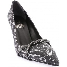 Resim Dgn Akt-01-23y Kadin Silver Taşli Burgu Bantli Abiye Ayakkabi AKT-01-1563-R11294 Siyah 