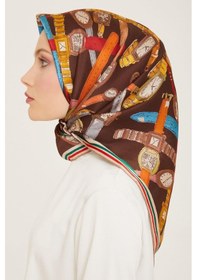 Resim 85 Armine Twill İpek Eşarp 9141d Çok Renkli 