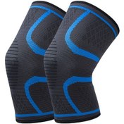 Resim Skycıty 2 Adet Erkek Kadın Dizlik Diz Kılıfı Örme Kumaş Eklem Ağrısı Giderici Futbol Diz Desteği Çok Renkli 