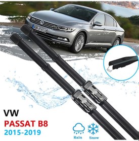 Resim VOLKSWAGEN PASSAT B8 ÖN CAM MUZ SİLECEK TAKIMI 2014--2019 