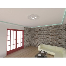 Resim Motifpiyer Motirpiyer Tavan Spot Göbek TSG-54-DUZ-56 cm Çap 