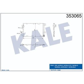 Resim Kondenser Opel Astra H Astra H Gtc Zafira B 504646385 