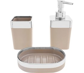 Resim Emsan Hobi 5 Parça Banyo Seti Rose 
