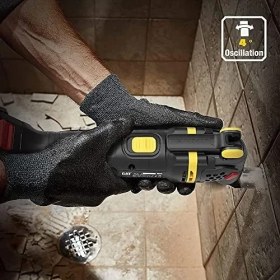 Resim DX41B 18VOLT Kömürsüz Profesyonel Çok Amaçlı Devir Ayarlı Raspalama+14 Adet Aksesuar (Akü Dahil Değildir) 