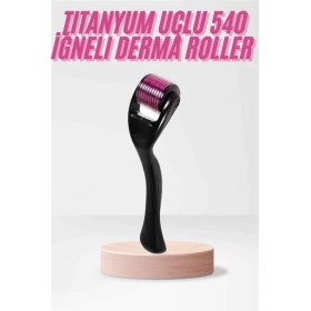Resim Savarga 540 Iğneli Derma Roller 1mm Titanyum Uçlu Saç Kaş Serum Kullanımına Uygun 