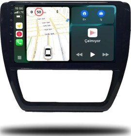 Resim MarTechno Android Multimedya 6GB RAM 128GB Hafıza Volkswagen Jetta 2016-2021 ile uyumlu 
