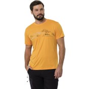 Resim Jack Wolfskin Peak Graphic T Erkek Turuncu Tişört 
