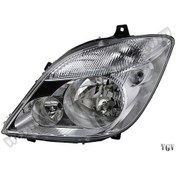 Resim Mercedes Spr906 Komple Far Sol Motorlu Sisli 2006-13 Ayfar Ayf 505413 