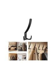 Resim Noktalı Portmanto Vestiyer Askısı Metal Mat Siyah 3 Lü Mat Siyah 