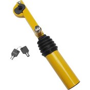 Resim Araba Hırsızlık Önleme Kilidi Ayarlanabilir El Freni Vites Kilidi 2 An Sarı Ve Siyah 