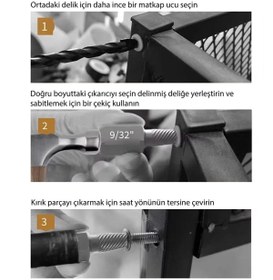 Resim Genel Markalar Kırık Cıvata Çıkarma Seti Yalama Cıvata Seti 25 Parça Çantalı 