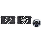 Resim Opel Astra K B14XE 2016 Sonrası Fan Motoru (Davlumbazlı, 400 mm, 9 Kanat) 