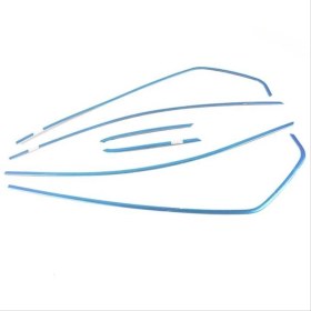 Resim Dekis Golf 8 Içın Uyumlu Cam Nıkelajı Ust (6 Parça) 