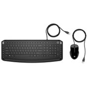 Resim HP Pavilion WIRED200 Kablolu İngilizce Klavye ve Mouse Seti HP