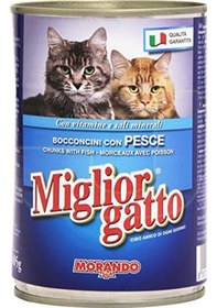 Resim Miglior Gatto Balıklı Konserve Yetişkin Kedi Maması 405 G 