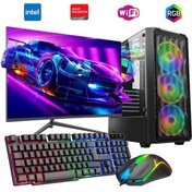 Resim ROGAME i7 13700F 16GB DDR4 1TB m2 8GB RX580 24\ Monitörlü Oyun Bilgisayarı 