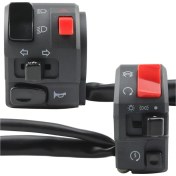 Resim Tongdashop 1 Takım 22mm Dayanıklı Motosiklet Kontrol Kumandası Kol Sapları Modifiye Aksesuar 