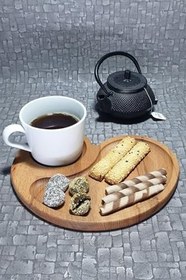 Resim Ahşap Kay?N Çerezlik-Kahvaltılık Ve Servis- Sunum Taba?? Kz1011 Kzf1011N 