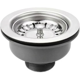 Resim Yüksek Sıcaklığa Dayanıklı Mutfak Lavabosu Aksesuarı, 114 Mm Paslanmaz Çelik Süzgeç 