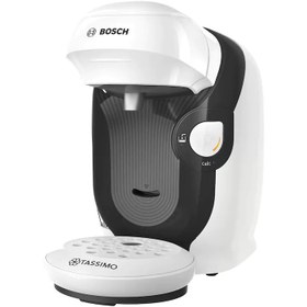 Resim Bosch Tassimo Style TAS1106 Espresso Makinesi, 1400 W, 3,3 bar, 0,7 l, Kendi kendini temizleme ve kireç çözme, Kapsüller, Şeftali - Beyaz 