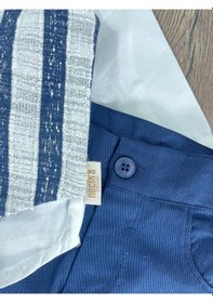 Resim Erkek Bebek Papiyonlu 2 Li Takım Lacivert 