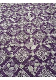 Resim Savan Dokuma Halı Örtüsü 9m 240 340cm Lila 