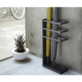 Resim Zümrüt Metal Şemsiyelik - Siyah Siyah 