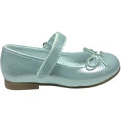 Resim OrtopedikAL Ortaç Gümüş Rugan Kız Çocuk Babet Abiye Ayakkabı Gümüş 