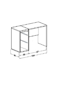 Resim OYUNCAK DOLABI Çalışma Masalı (MDF) Oyuncak Düzenleme Dolabı 