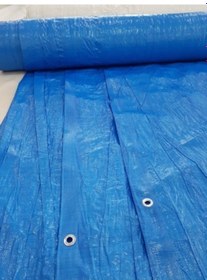 Resim Mavi Branda 1,5x10 m Polietilen Branda Su Geçirmez Balkon Çit 