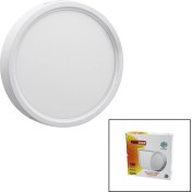 Resim Nisaluce EPL-18SÜ 18W Beyaz Metal Kasa Sıva Üstü Yuvarlak LED Slim Panel 1260LM BEYAZ=6500K 30.000 Saat Ömür (5067) 