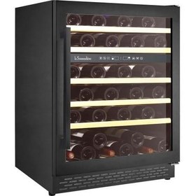 Resim La Sommeliere LSBU51DB2 51 Şişe Siyah Şarap Dolabı 