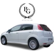 Resim Fiat Punto Evo (2009-2014) Fiat Punto Marşpiyel Yan Etek Yan Ek Boyasız Sağ Sol Set Mat Siyah (plastik) 