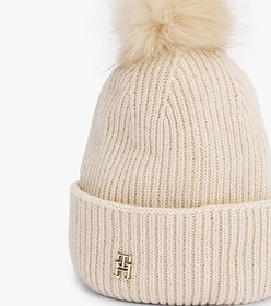Resim Tommy Hilfiger Tommy Hılfıger Kadın Bere Aw0aw16848-aa8 Krem 