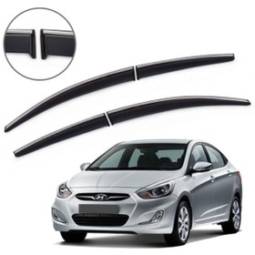 Resim Carmind Hyundai Accent Blue Krom Çıtalı Cam Rüzgarlığı 2011- 